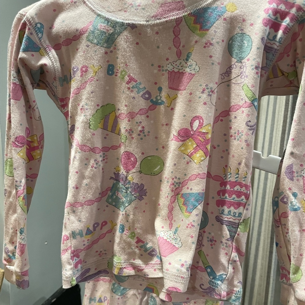 Happy birthday pajamas long sleeve and pants